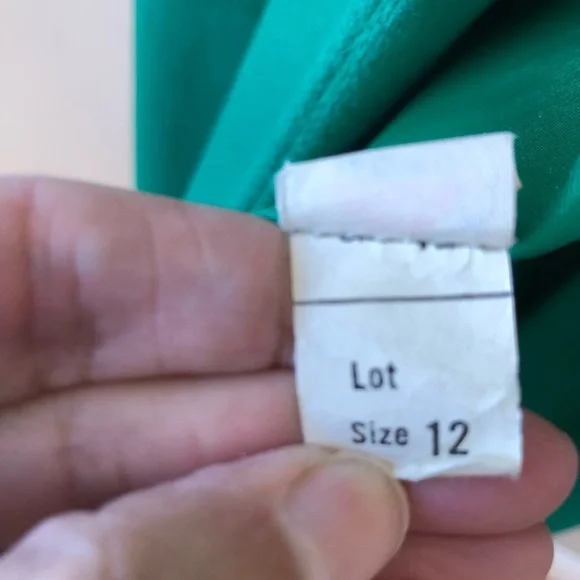 Vintage Kelly Green Wool Oversized Tailored Long Maxi Coat L - Picture 10 of 12